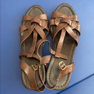 Brown sandals